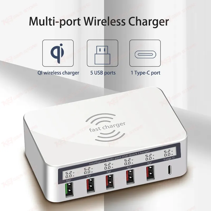 818F Smart Wireless Fast Charger – Best Price in Pakistan