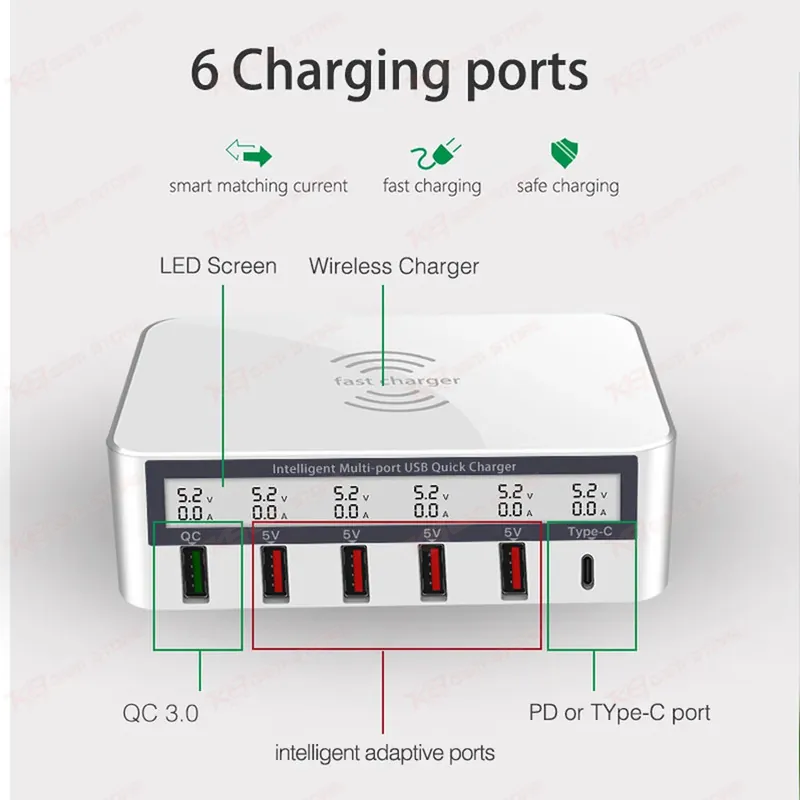 818F Smart Wireless Fast Charger – Best Price in Pakistan