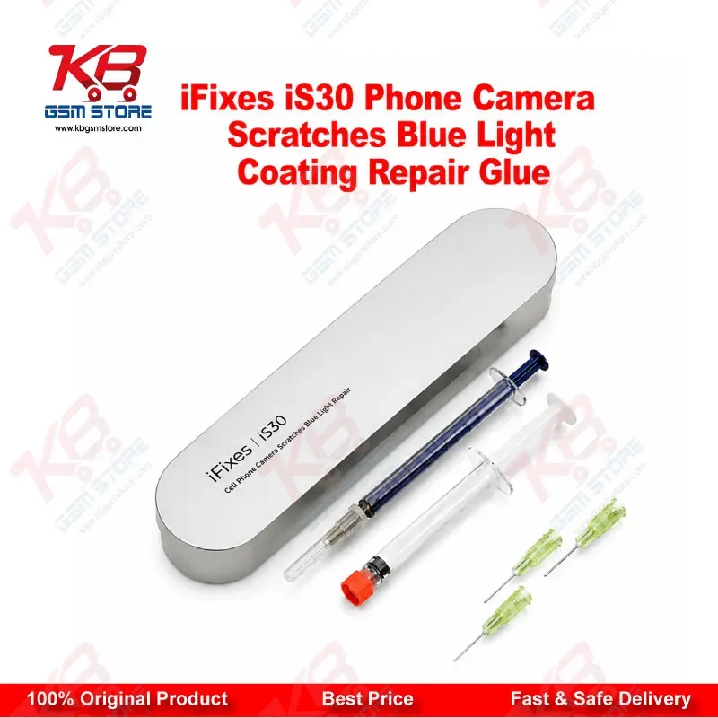iFixes iS30 Camera Lens Scratch & Blue Light Coating Repair Glue for iPhone Android iPad
